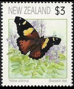 New Zealand 1991 - set Butterflies - High values: 3 $