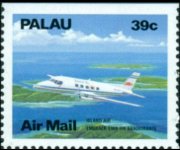 Palau 1989 - set Aircraft: 39 c