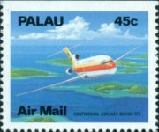 Palau 1989 - set Aircraft: 45 c
