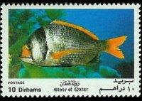 Qatar 1991 - set Fish: 10 d