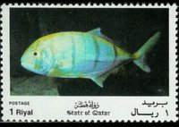 Qatar 1991 - set Fish: 1 r