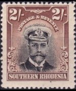 Southern Rhodesia 1924 - set King George V: 2 sh