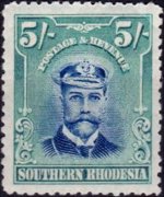 Rhodesia del sud 1924 - serie Re Giorgio V: 5 sh
