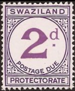 Swaziland 1933 - set Numerals: 2 p
