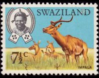 Swaziland 1969 - set Animals: 7½ c