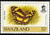 Swaziland 1992 - set Butterflies: 55 c