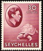 Seychelles 1938 - serie Re Giorgio VI e soggetti vari: 30 c