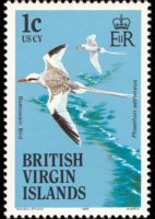 Isole Vergini britanniche 1985 - serie Uccelli: 1 c