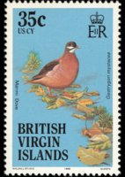 Isole Vergini britanniche 1985 - serie Uccelli: 35 c