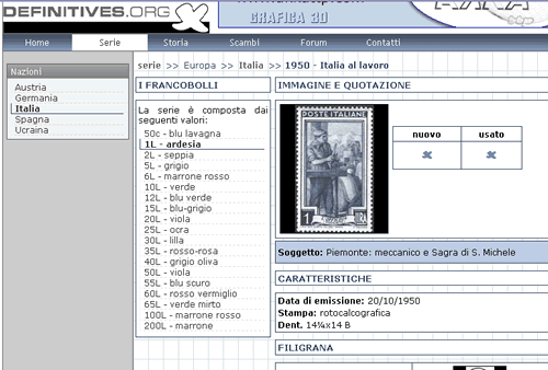 2004 - Catalogue screenshot