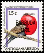 Barbuda 1996 - set Birds: 15 c