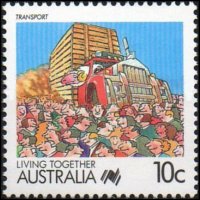 Australia 1988 - set Living together: 10 c