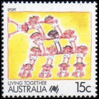 Australia 1988 - set Living together: 15 c