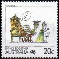 Australia 1988 - set Living together: 20 c