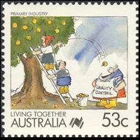 Australia 1988 - set Living together: 53 c
