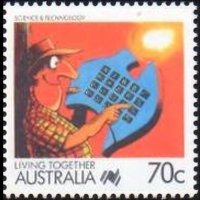 Australia 1988 - set Living together: 70 c