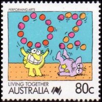 Australia 1988 - set Living together: 80 c