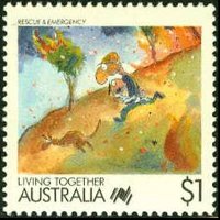 Australia 1988 - set Living together: 1 $