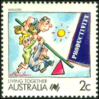Australia 1988 - set Living together: 2 c