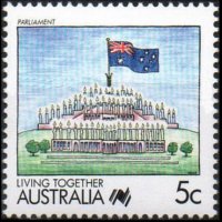 Australia 1988 - set Living together: 5 c