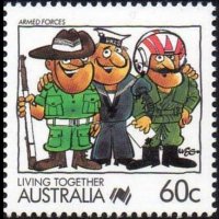 Australia 1988 - set Living together: 60 c