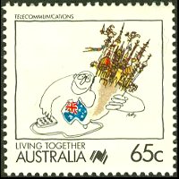 Australia 1988 - set Living together: 65 c