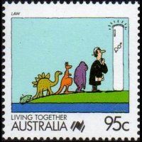 Australia 1988 - set Living together: 95 c