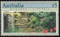 Australia 1989 - set Gardens - high values: 5 $