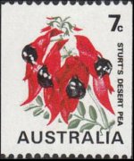 Australia 1970 - set Flowers: 7 c