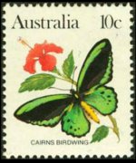 Australia 1983 - serie Farfalle: 10 c