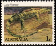 Australia 1982 - set Reptiles and amphibians: 1 c