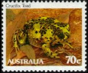 Australia 1982 - set Reptiles and amphibians: 70 c