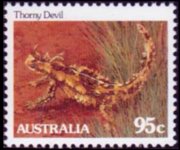 Australia 1982 - set Reptiles and amphibians: 95 c