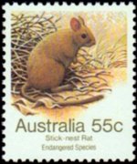 Australia 1981 - set Endangered species: 55 c