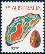 Australia 1973 - set Sealife, minerals and plants: 7 c