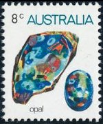Australia 1973 - set Sealife, minerals and plants: 8 c