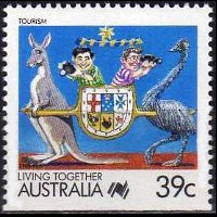 Australia 1988 - set Living together: 39 c