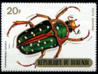 Burundi 1970 - serie Coleotteri: 20 fr