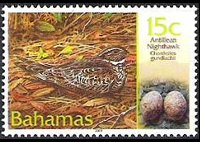 Bahamas 2001 - set Birds and their eggs: 15 c