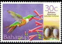 Bahamas 2001 - set Birds and their eggs: 30 c
