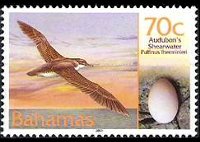 Bahamas 2001 - set Birds and their eggs: 70 c