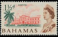 Bahamas 1965 - serie Soggetti vari: 1½ d