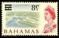 Bahamas 1965 - serie Soggetti vari: 8 c su 6 d