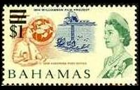 Bahamas 1965 - set Various subjects: 1 $ su 5 sh