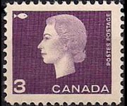 Canada 1962 - set Queen Elisabeth II: 3 c