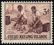 Isole Cocos 1963 - serie Soggetti vari: 3 p
