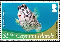 Cayman islands 2012 - set Marine life: 1,50 $