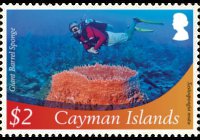 Cayman islands 2012 - set Marine life: 2 $