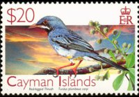 Cayman islands 2006 - set Birds: 20 $