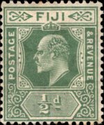 Figi 1903 - serie Re Edoardo VII: ½ p